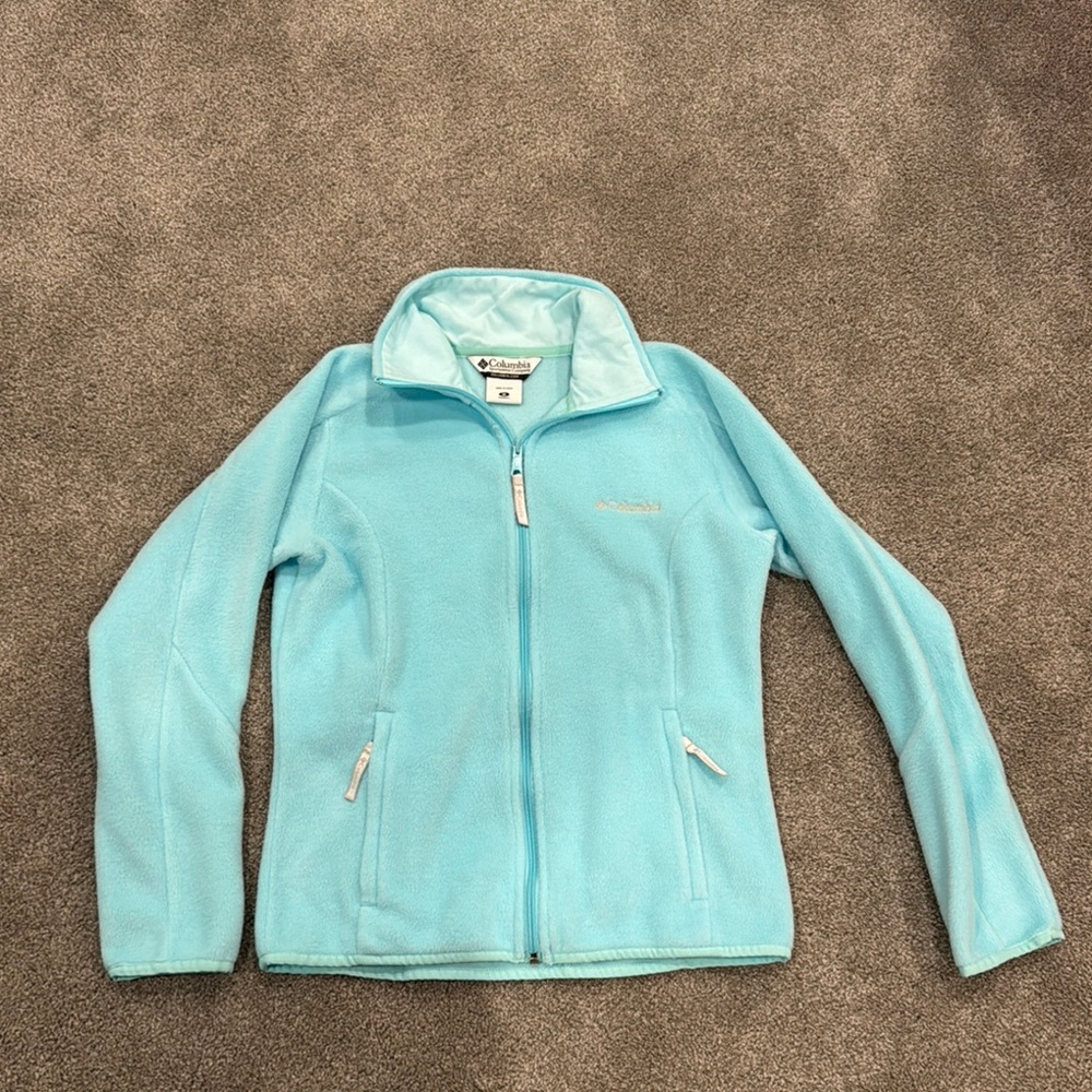 Columbia Light Blue Fleece Jacket